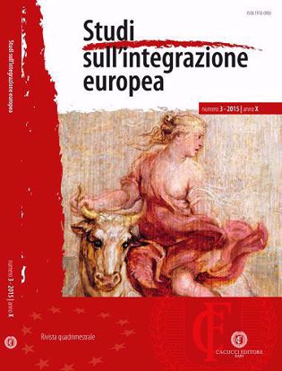 Immagine di Studi sull' integrazione europea - Anno X, n.3