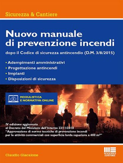 Immagine di Nuovo manuale di prevenzione incendi. Con CD-ROM