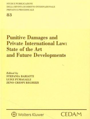 Immagine di Punitive damages and private international law: state of the art and future developments.