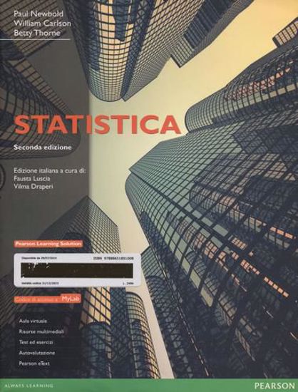 Immagine di Statistica. Ediz. MyLab. Con aggiornamento online. Con e-book