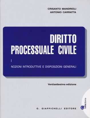 Immagine di Diritto processuale civile. Vol. 1: Nozioni introduttive e disposizioni generali.