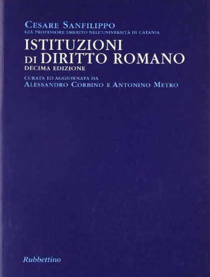 Immagine di Istituzioni di diritto romano