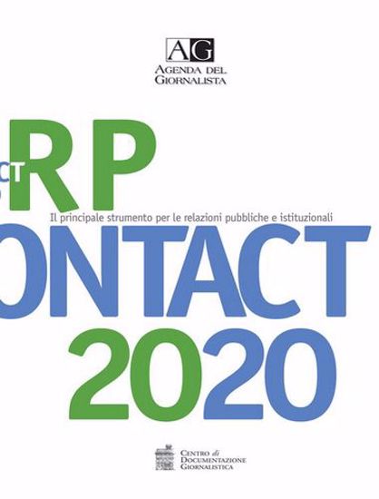 Immagine di Agenda del giornalista. RP Contact 2020.