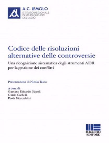 Immagine di Codice delle risoluzioni alternative delle controversie.