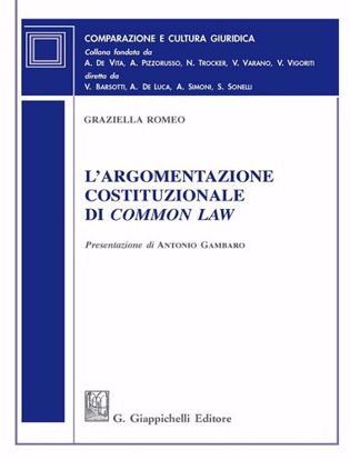Immagine di L'argomentazione costituzionale di common law. Un percorso di diritto comparato.
