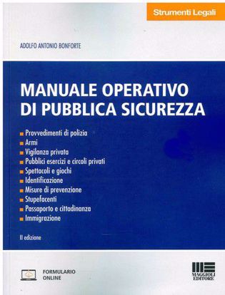 Immagine di Manuale operativo di pubblica sicurezza.