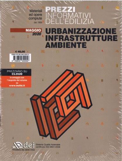 Immagine di Prezzario – Urbanizzazione Infrastrutture Ambiente – maggio 2020.