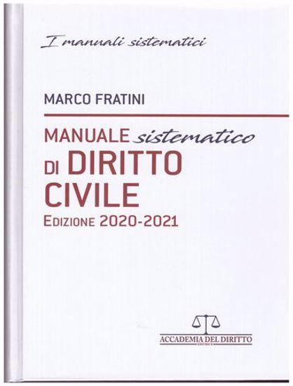 Immagine di Manuale sistematico di diritto civile. Edizione 2020 - 2021