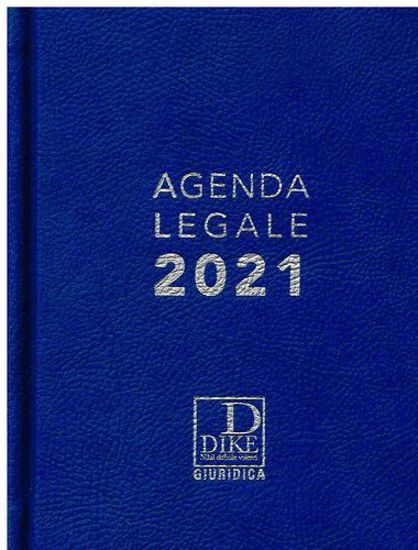 Immagine di Agenda legale d'udienza 2021. Ediz. blu