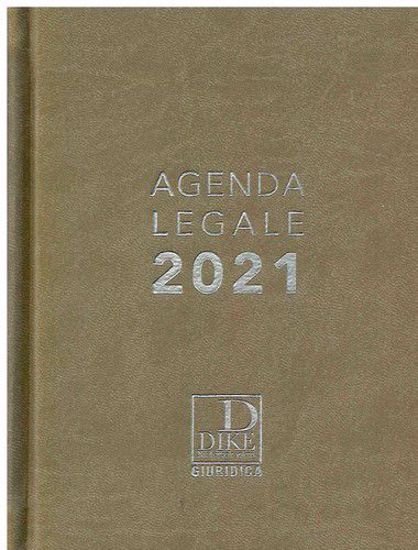 Immagine di Agenda legale d'udienza 2021. Ediz. tortora