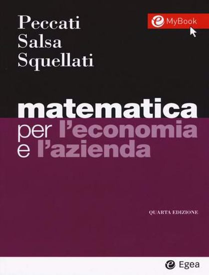 Immagine di Matematica per l'economia e l'azienda. Con Contenuto digitale per accesso on line