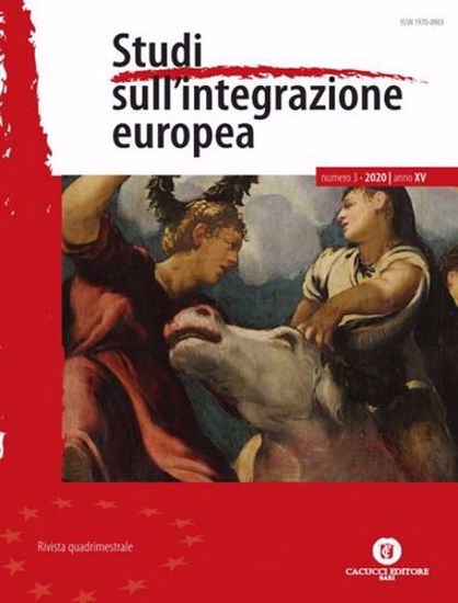 Immagine di Studi sull'integrazione europea. Anno XV n. 3