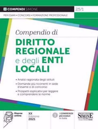 Immagine di Compendio di diritto regionale e degli enti locali