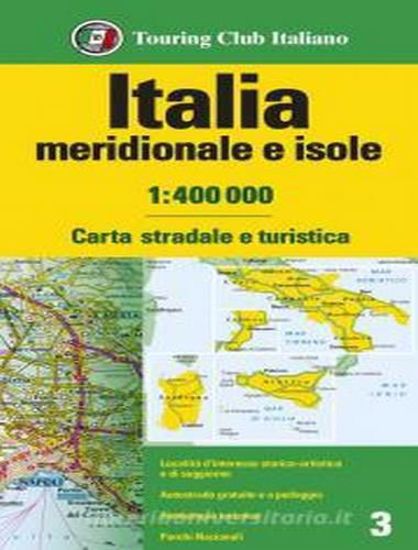 Immagine di Italia meridionale e isole 1:400.000. Carta stradale e turistica