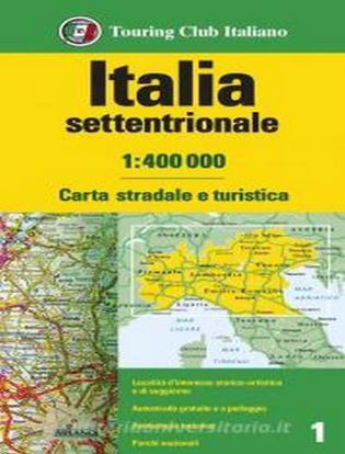 Immagine di Italia settentrionale 1:400.000. Carta stradale e turistica