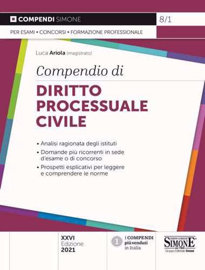 Immagine di Compendio di diritto processuale civile