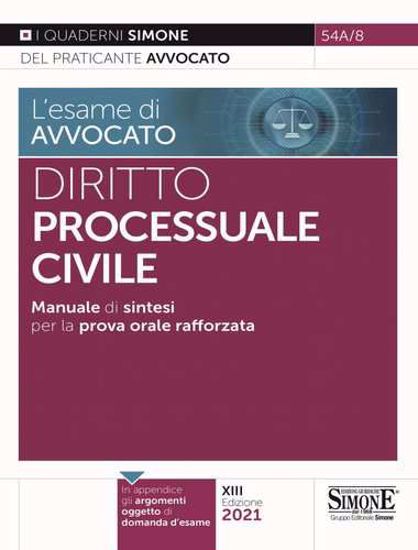 Immagine di Diritto processuale civile. Manuale di sintesi per la prova orale rafforzata