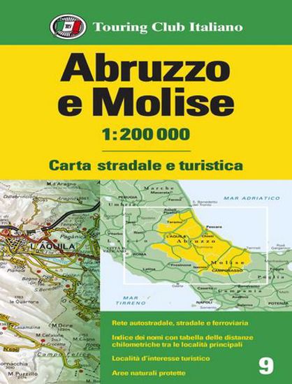 Immagine di Abruzzo e Molise 1:200.000. Carta stradale e turistica. Ediz. multilingue