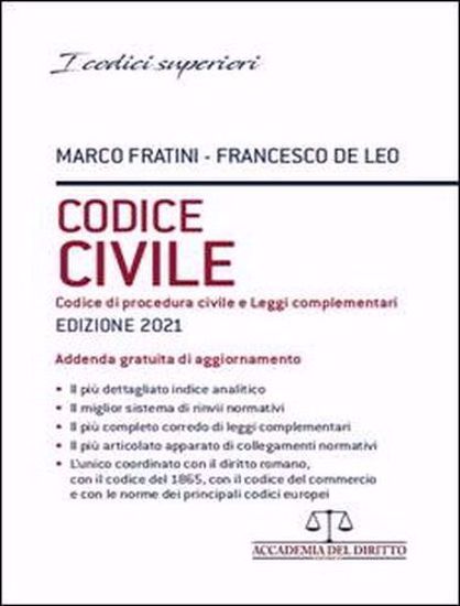 Immagine di Codice Civile – Codice di Procedura Civile e Leggi Complementari 2021