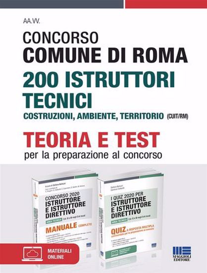 Immagine di Concorso Comune di Roma 200 Istruttori tecnici Costruzioni, ambiente, territorio (CUIT/RM). Kit completo