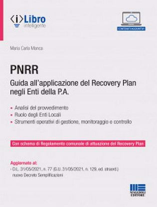Immagine di PNRR. Guida all'applicazione del Recovery plan negli enti della P.A. Con espansione online