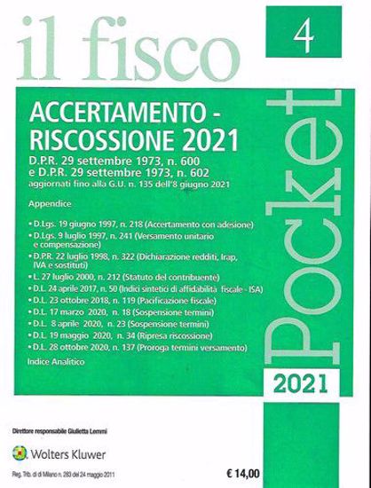 Immagine di Accertamento e riscossione 2021 - Pocket il fisco