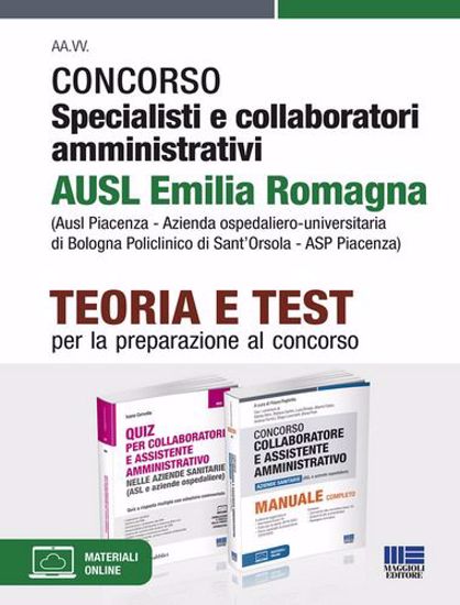 Immagine di Concorso specialisti e collaboratori amministrativi AUSL Emilia Romagna. Kit completo. Con espansione online