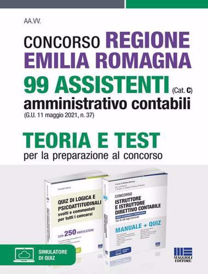 Immagine di Concorso Regione Emilia Romagna 99 assistenti amministrativo contabili (Cat. C) (G.U. 11 maggio 2021, n. 37). Teoria e test per la preparazione al concorso