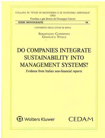 Immagine di Do companies integrate sustainability into management systems? Evidence from italian non-financial reports