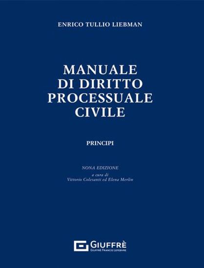 Immagine di Manuale di Diritto Processuale Civile. Principi