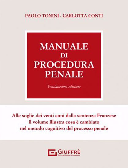 Immagine di Manuale di procedura penale