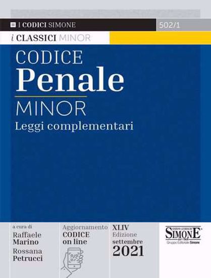 Immagine di Codice Penale Minor – Settembre 2021