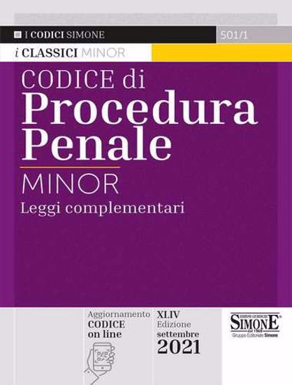 Immagine di Codice di Procedura Penale Minor - Settembre 2021