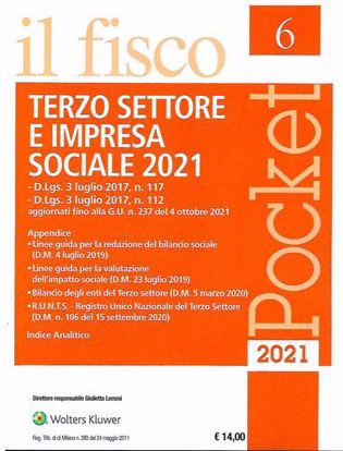 Immagine di TERZO SETTORE E IMPRESA SOCIALE 2021 - Pocket