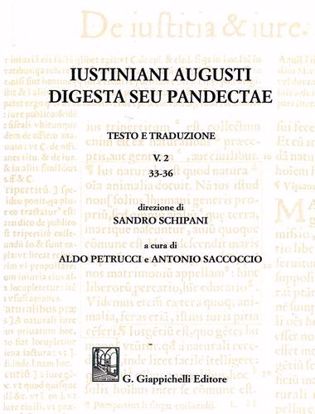 Immagine di Iustiniani Augusti Digesta seu Pandectae vol.2
33-36