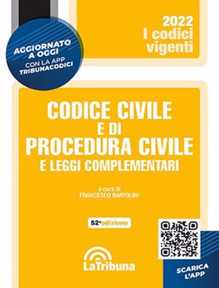 Immagine di Codice civile e di procedura civile vigente 1/2022