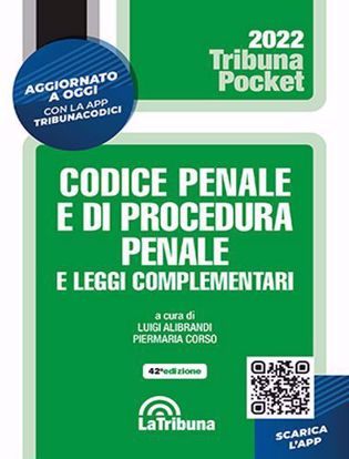 Immagine di Codice penale e di procedura penale e leggi complementari Pocket 1/2022 . Con App Tribunacodici
