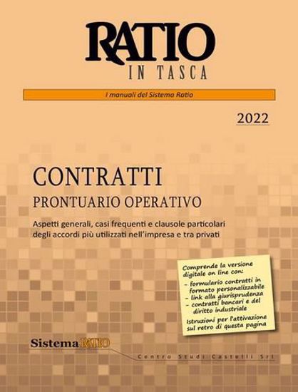 Immagine di Ratio in tasca. Contratti. Prontuario operativo 2022