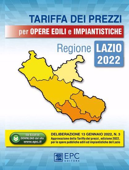 Immagine di Tariffa dei prezzi per opere edili e impiantistiche. Regione Lazio 2022. Con Contenuto digitale per download