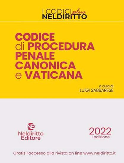 Immagine di Codice di procedura penale canonica e vaticana