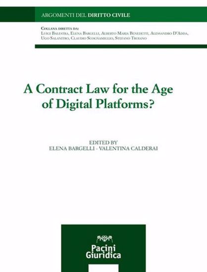 Immagine di A contract law for the Age of Digital Platforms?