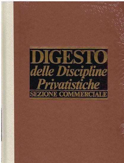 Immagine di Digesto delle discipline privatistiche. Sezione commerciale. Aggiornamento vol.9