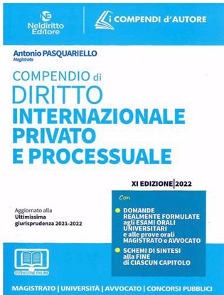 Immagine di Compendio di diritto internazionale privato e processuale 2022