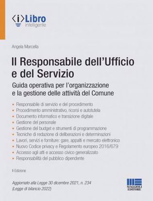 Immagine di Il responsabile dell'Ufficio e del Servizio. Guida operativa per l'organizzazione e la gestione delle attività del Comune