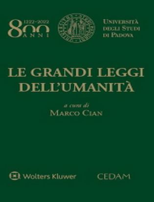 Immagine di Le grandi leggi dell'umanità. Volume celebrativo degli 800 anni dalla fondazione dell'università di Padova