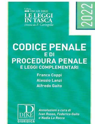 Immagine di Codice penale e codice di procedura penale e leggi complementari 2022. Ediz. pocket