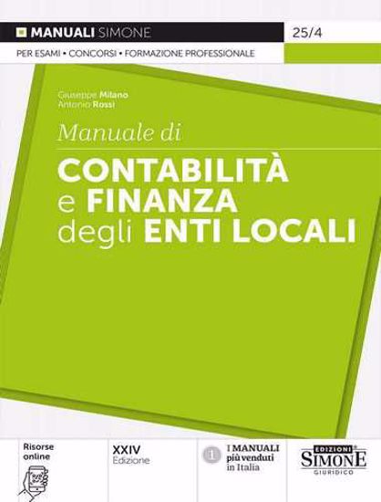 Immagine di Manuale di contabilità e finanza degli enti locali 2022