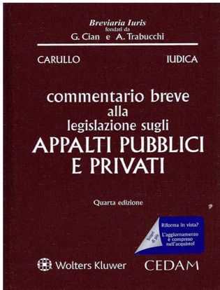 Immagine di Commentario breve alla legislazione sugli appalti pubblici e privati