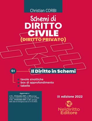 Immagine di Schemi di diritto civile (diritto privato) 2022. Nuova ediz.