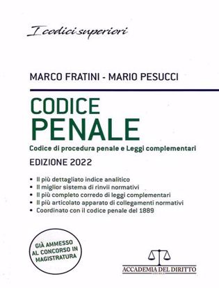 Immagine di Codice Penale Codice di procedura penale e Leggi Complementari 2022
